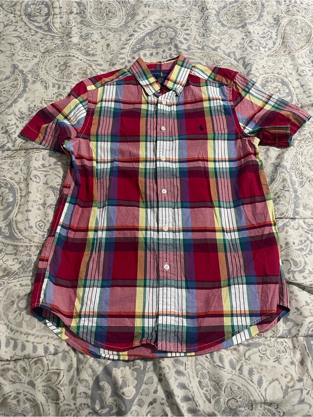 Boys Ralph Lauren Plaid Shirt